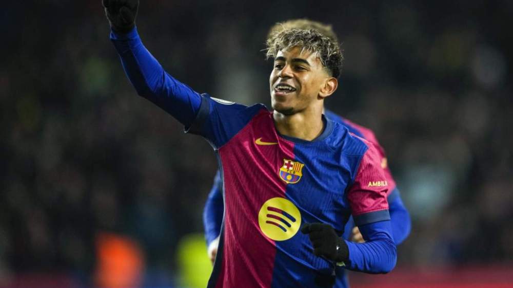 Lamine Yamal con el Barça