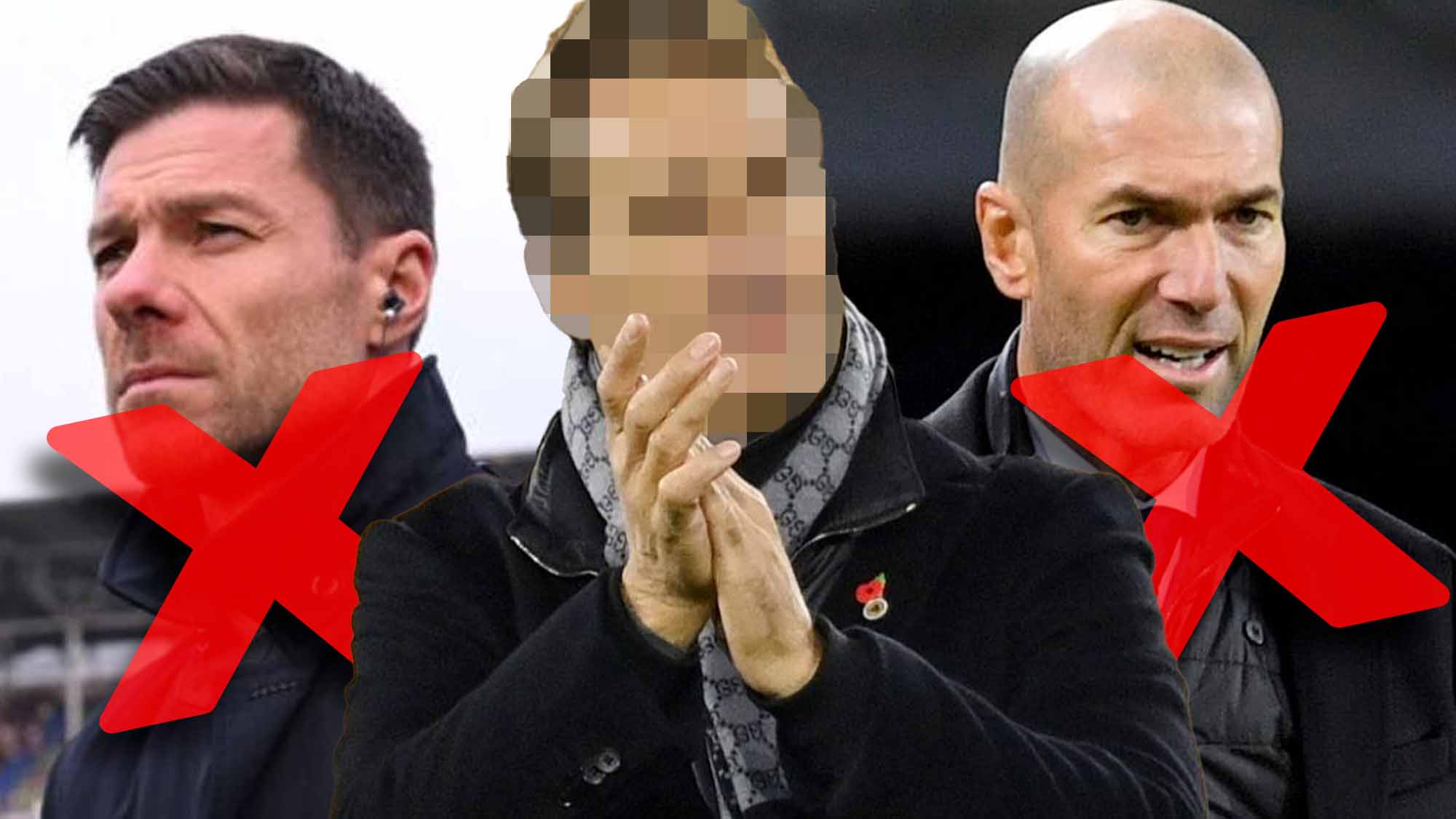 Xabi y Zidane tachados con entrenador de incógnito