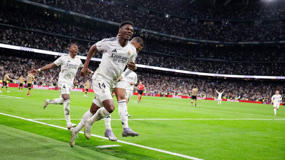 Aurélien Tchouaméni anotó el 3-3 en un saque de esquina.