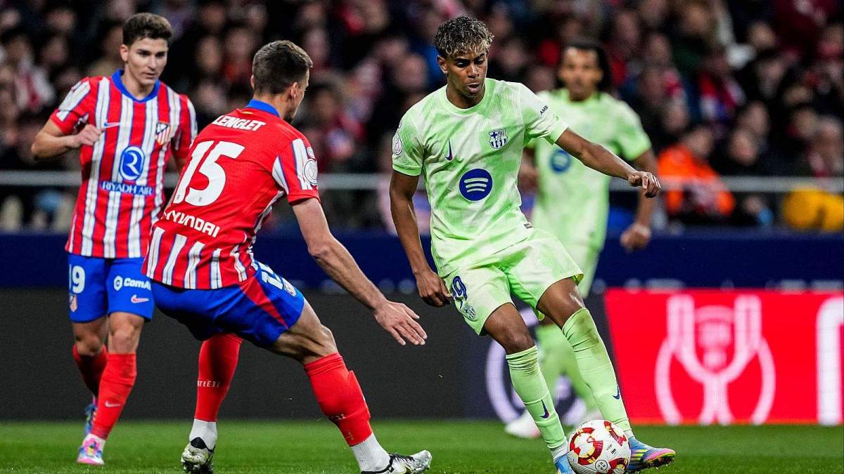 Lamine Yamal en el Atlético de Madrid Barça de ayer