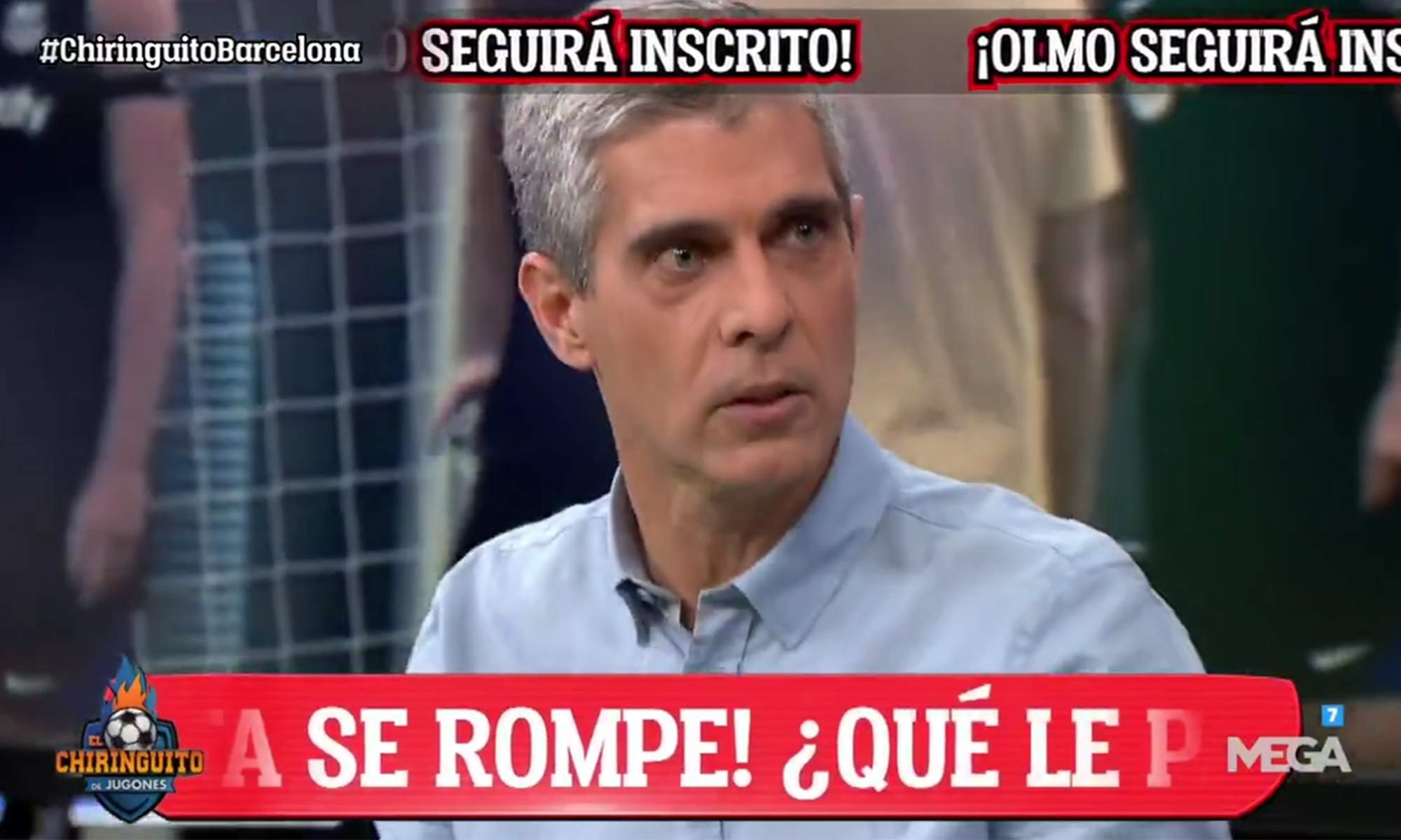 José Luis Sánchez en El Chiringuito. José Luis Sánchez en El Chiringuito.