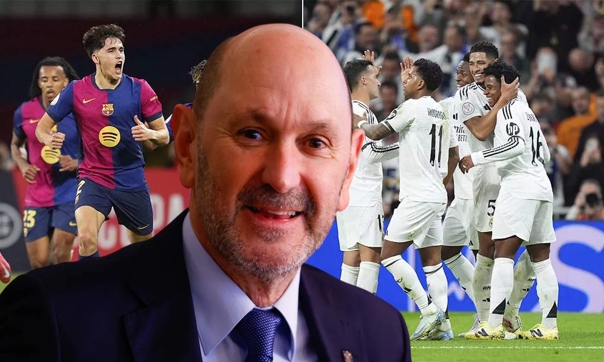Louzán delante de Barça y Real Madrid