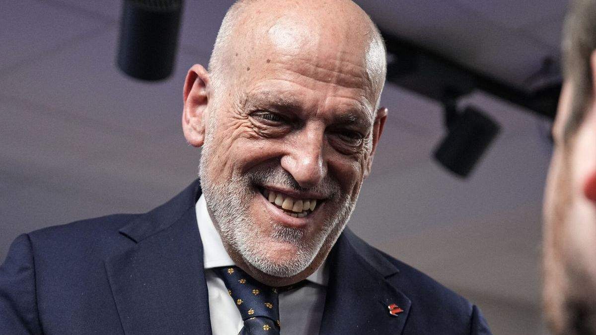 Javier Tebas aprovecha cada ocasión para criticar al Real Madrid.