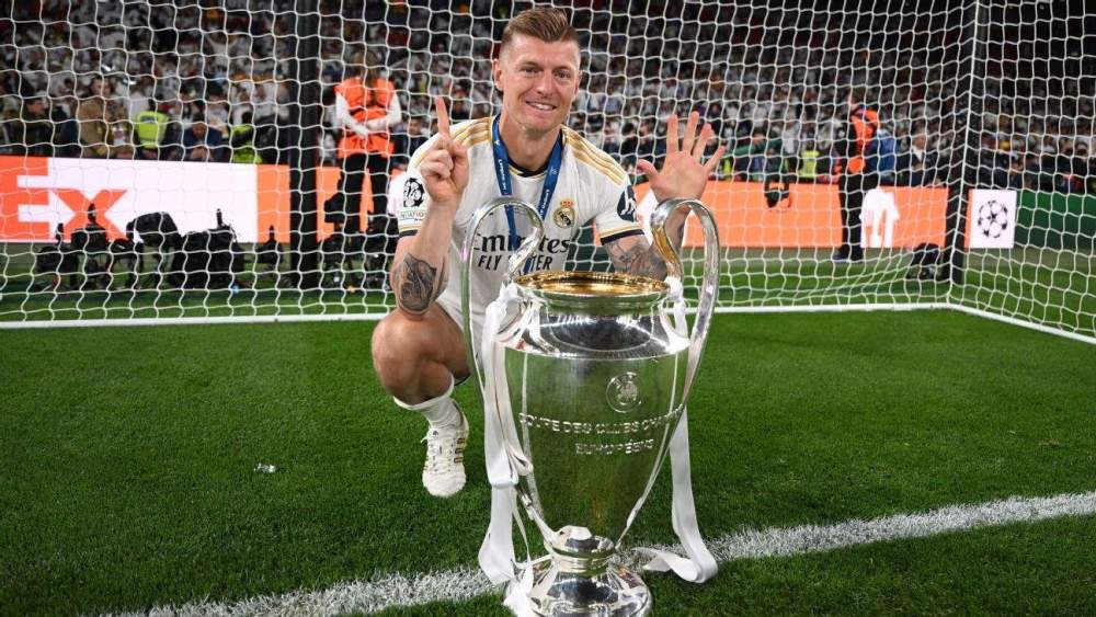 Kroos con la Champions League