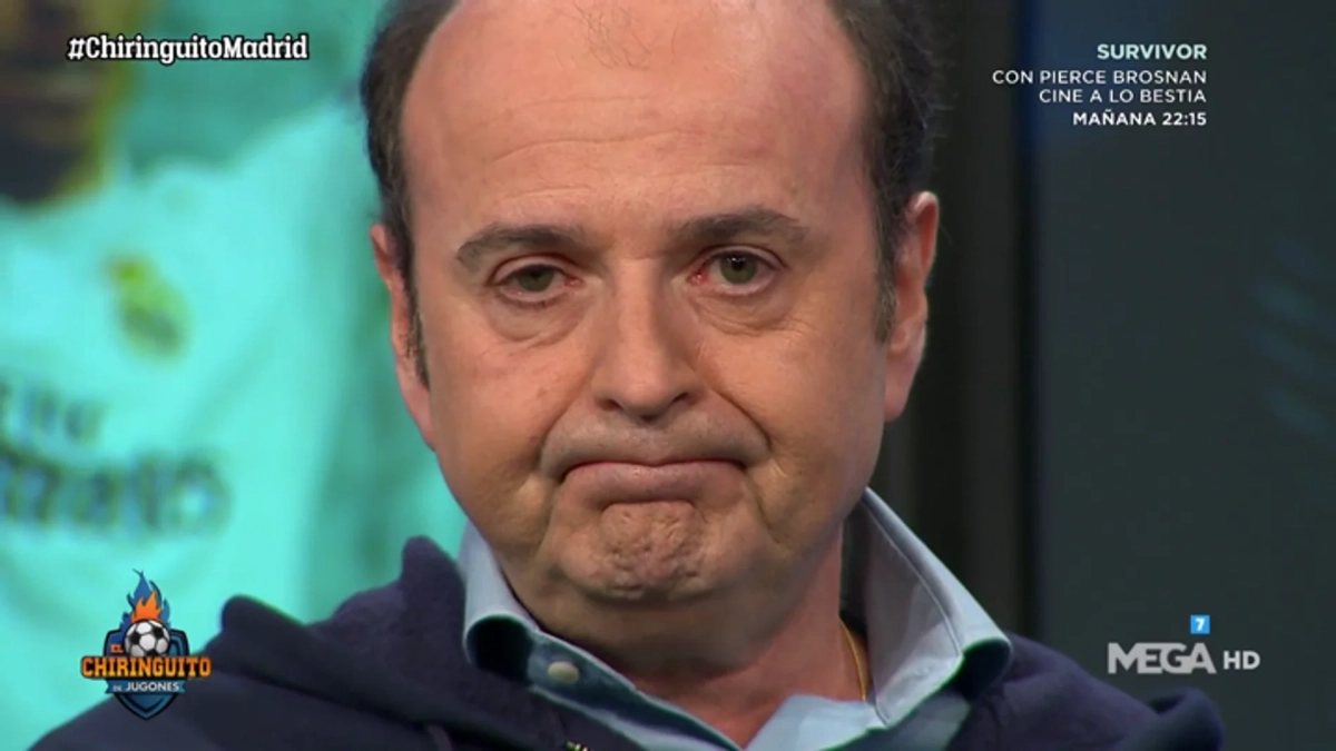 Juanma Rodríguez muy serio