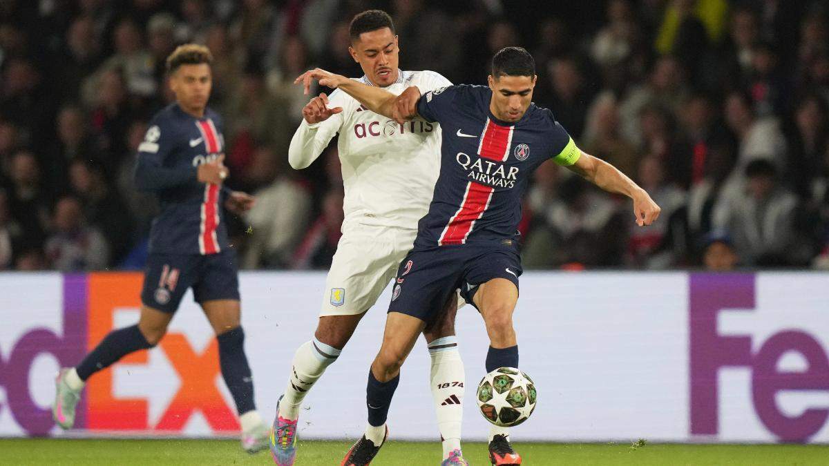 El PSG encarriló su pase a las semifinales tras la victoria en la ida ante el Aston Villa (3-1).