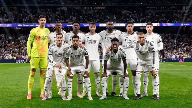 Once del Real Madrid frente al Arsenal