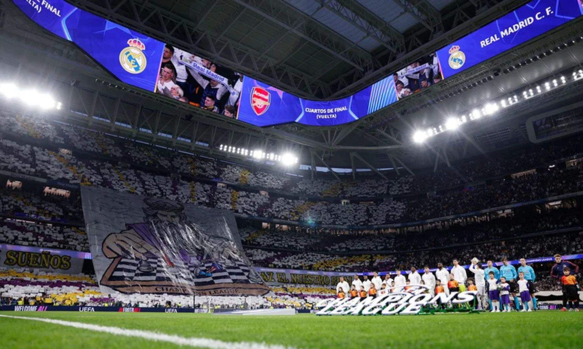 Real Madrid en la previa del partido frente al Arsenal