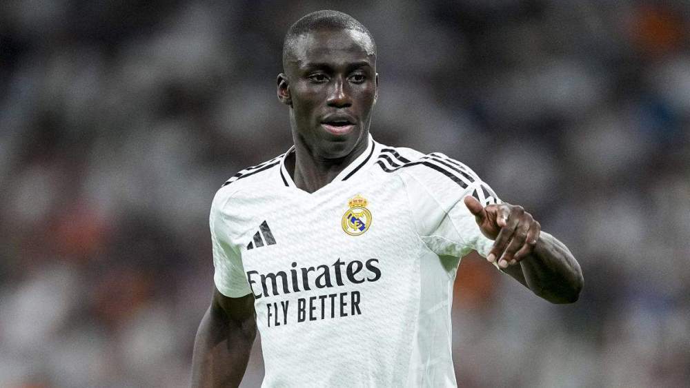Ferland Mendy con el Real Madrid esta temporada