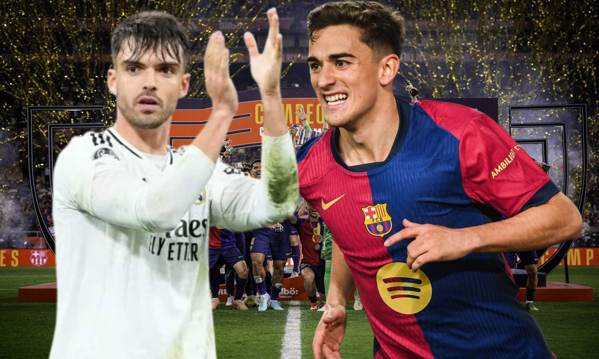 No se vio en TV: el gesto de Gavi al acabar el partido, se fue directo a por Asencio