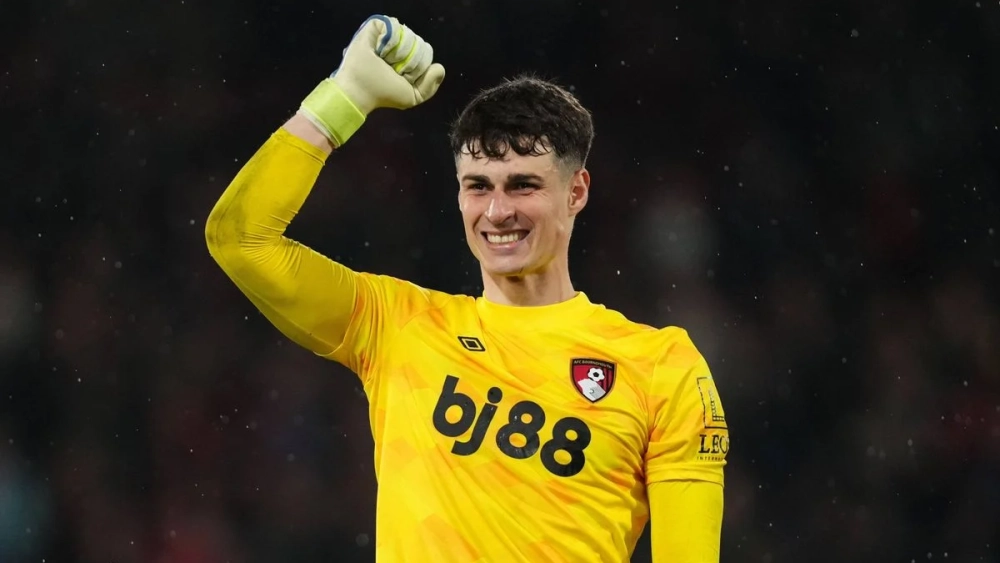 Kepa celebra con el Bournemouth Kepa celebra con el Bournemouth