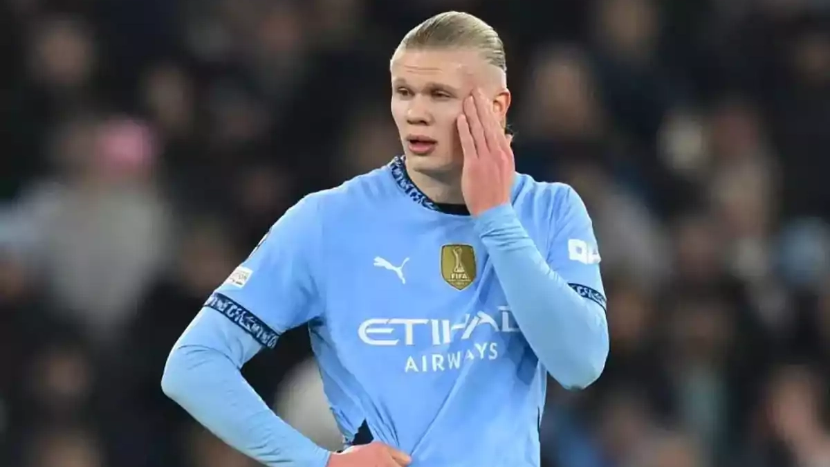 Haaland con el Manchester City Haaland con el Manchester City