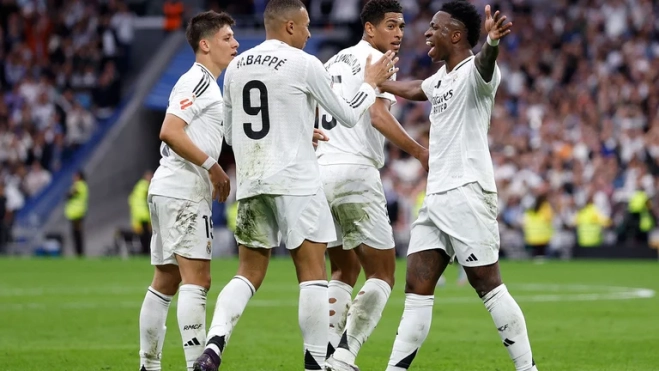 Güler, Mbappé autores de los goles frente al Celta junto a Bellingham y Vinicius Güler, Mbappé autores de los goles frente al Celta junto a Bellingham y Vinicius