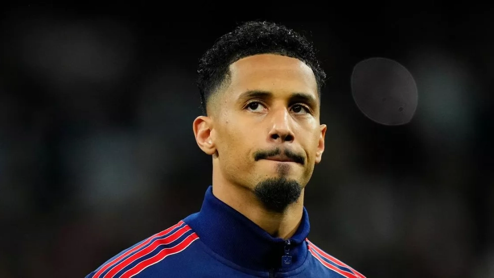 William Saliba pensativo con el Arsenal esta temporada William Saliba pensativo con el Arsenal esta temporada