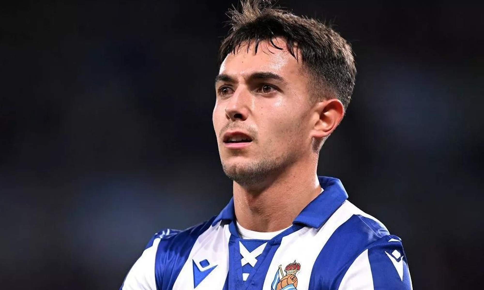 Martín Zubimendi con la Real Sociedad
