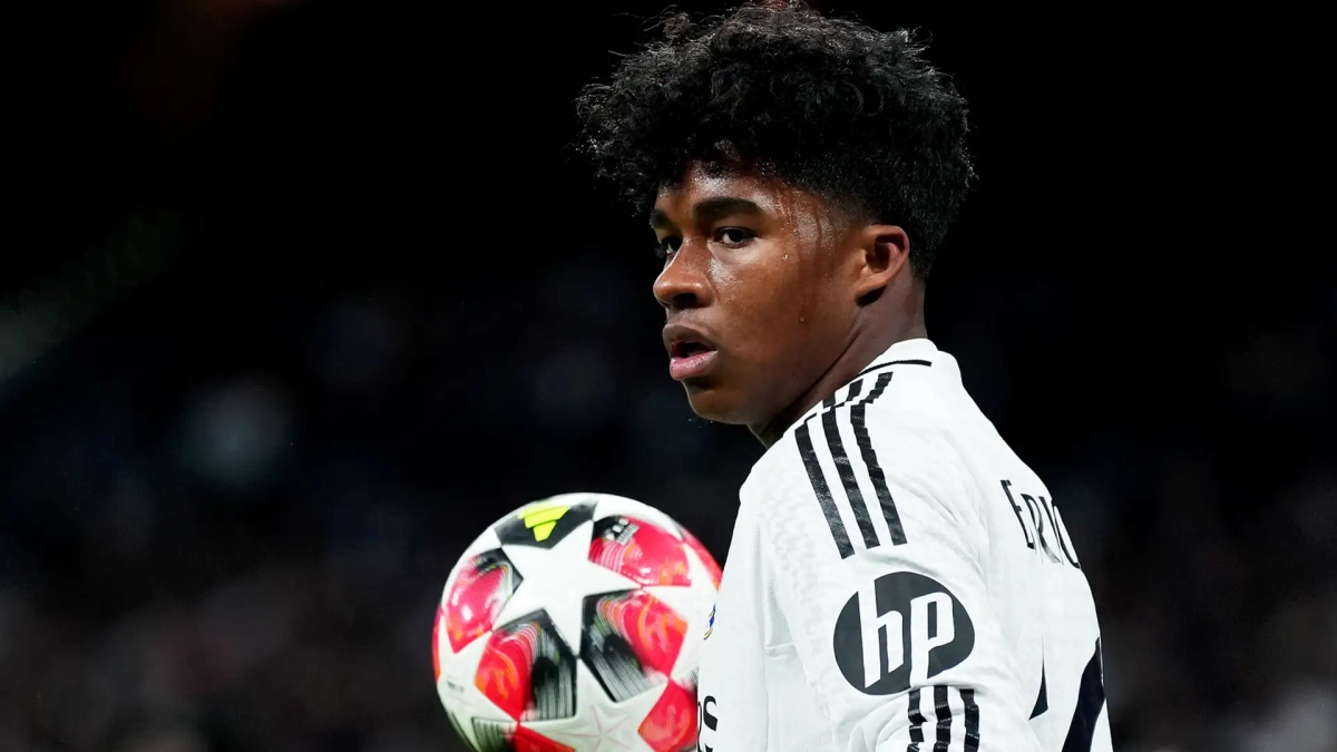 Endrick con el Real Madrid esta temporada