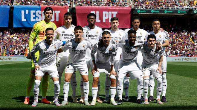 El once del Real Madrid en el último partido de Liga contra el Barça El once del Real Madrid en el último partido de Liga contra el Barça