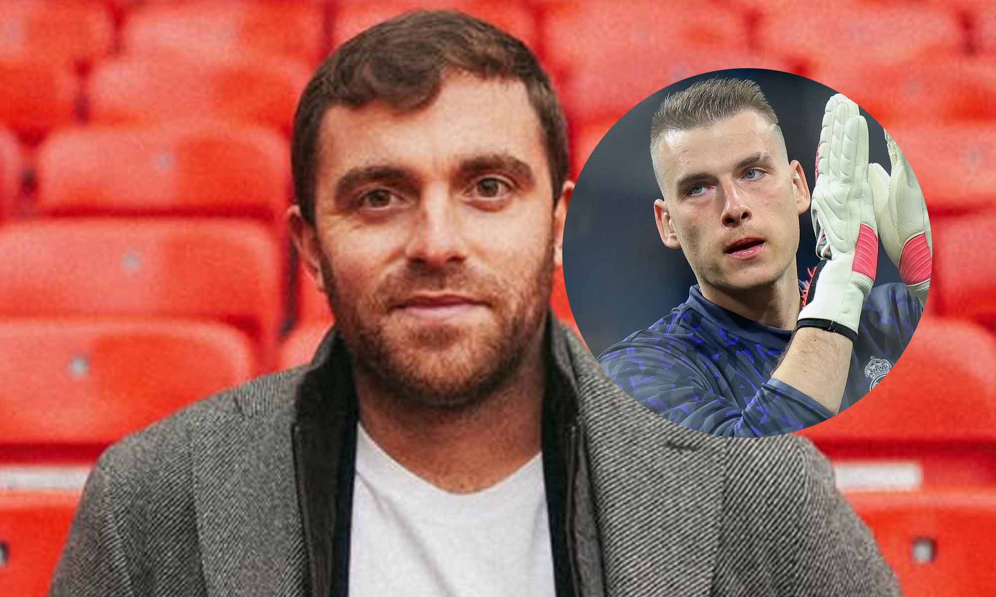 Fabrizio Romano con Lunin