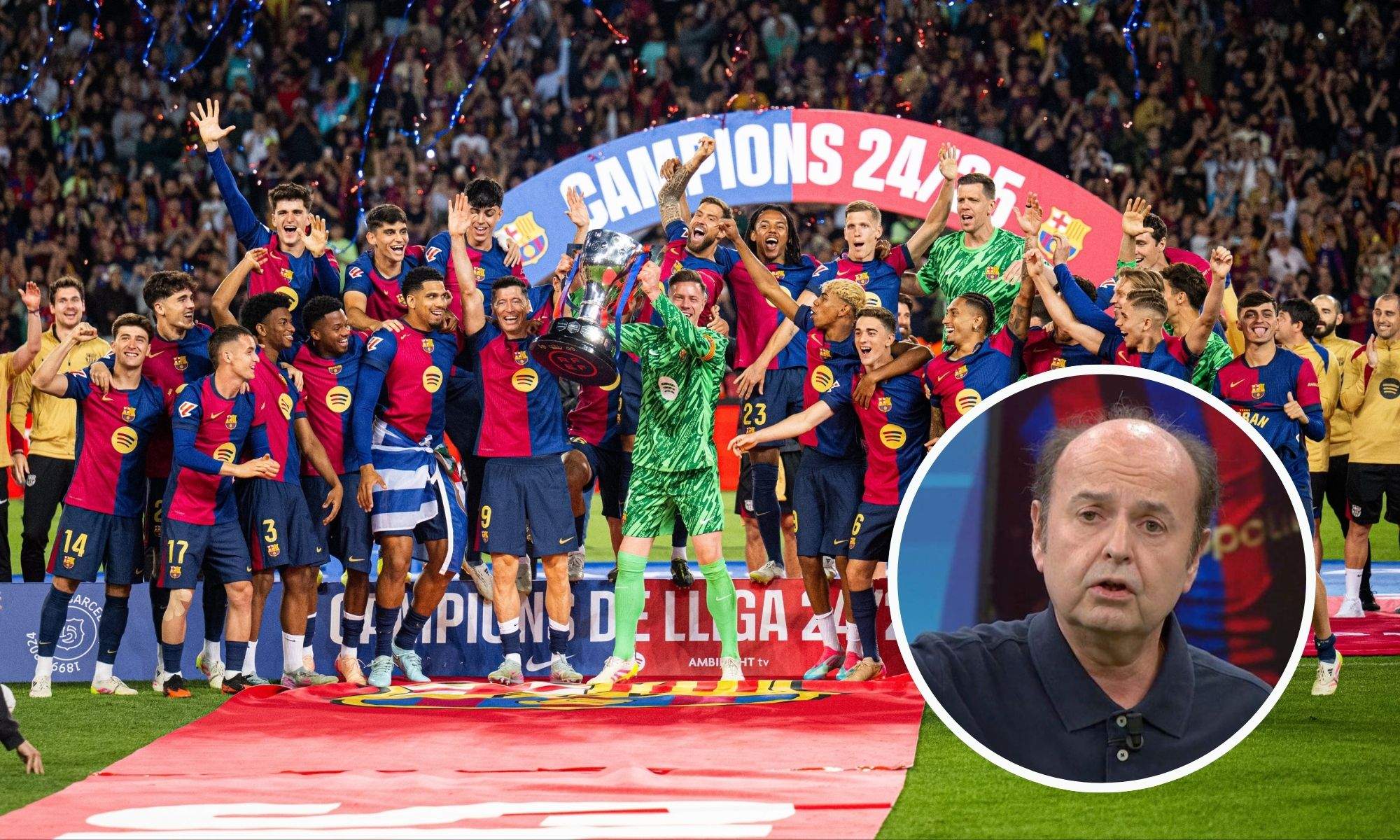 Barça Campeón de LaLiga y Juanma Rodríguez