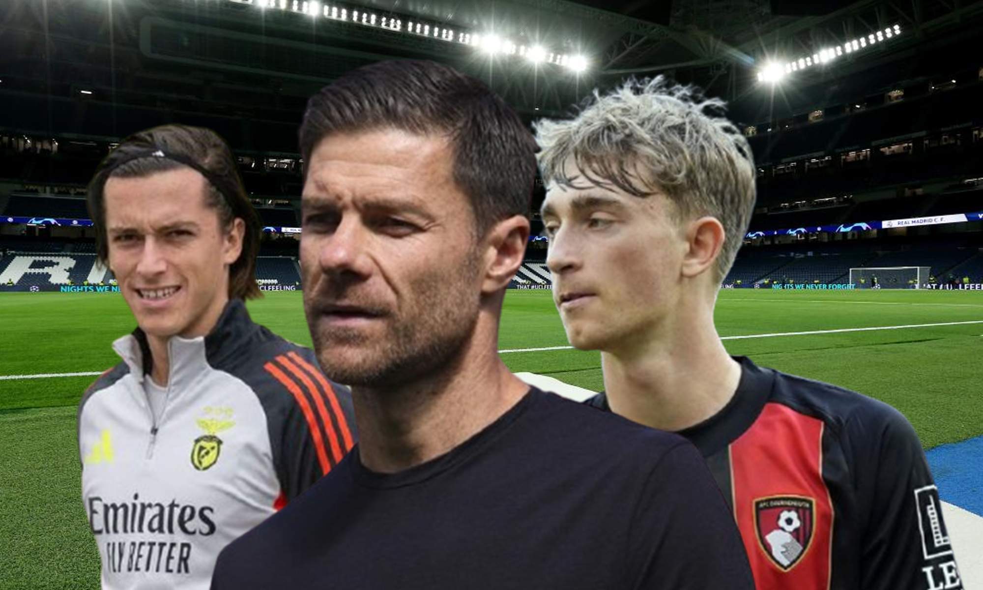 Xabi Alonso, Huijsen y Carreras