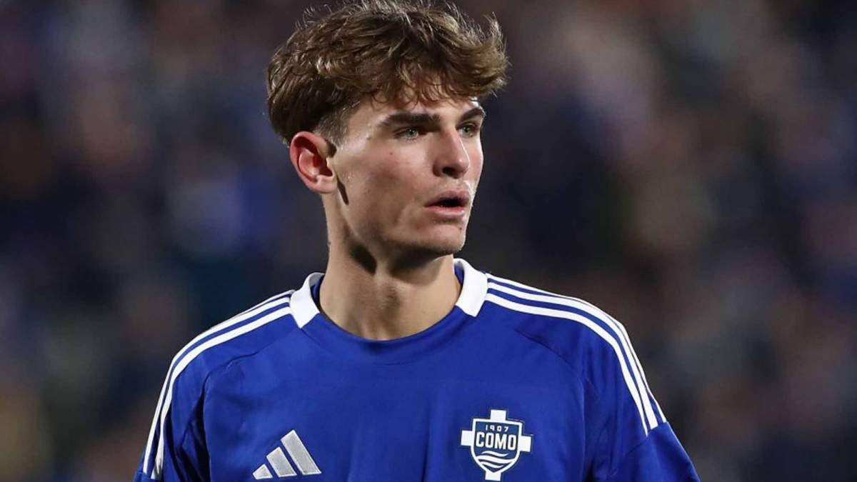 Nico Paz en el Como esta temporada