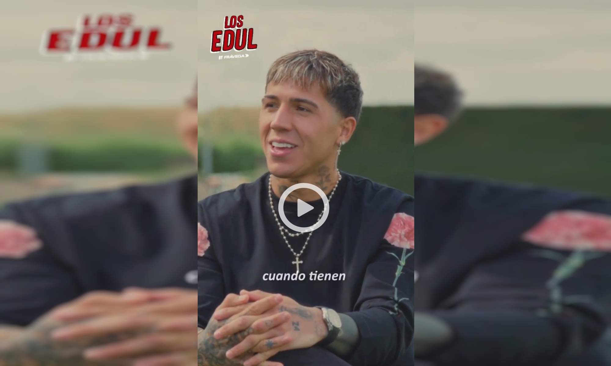 Enzo Fernández en una entrevista