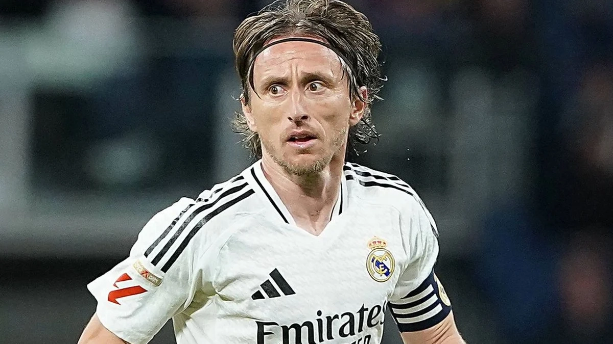 Modric con cara de sorpresa esta temporada con el Real Madrid Modric con cara de sorpresa esta temporada con el Real Madrid