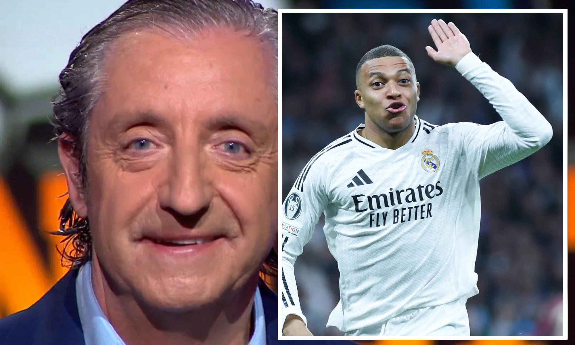 Josep Pedrerol y Mbappé Josep Pedrerol y Mbappé