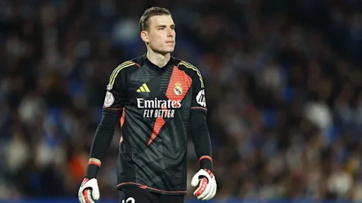 Lunin con el Real Madrid Lunin con el Real Madrid