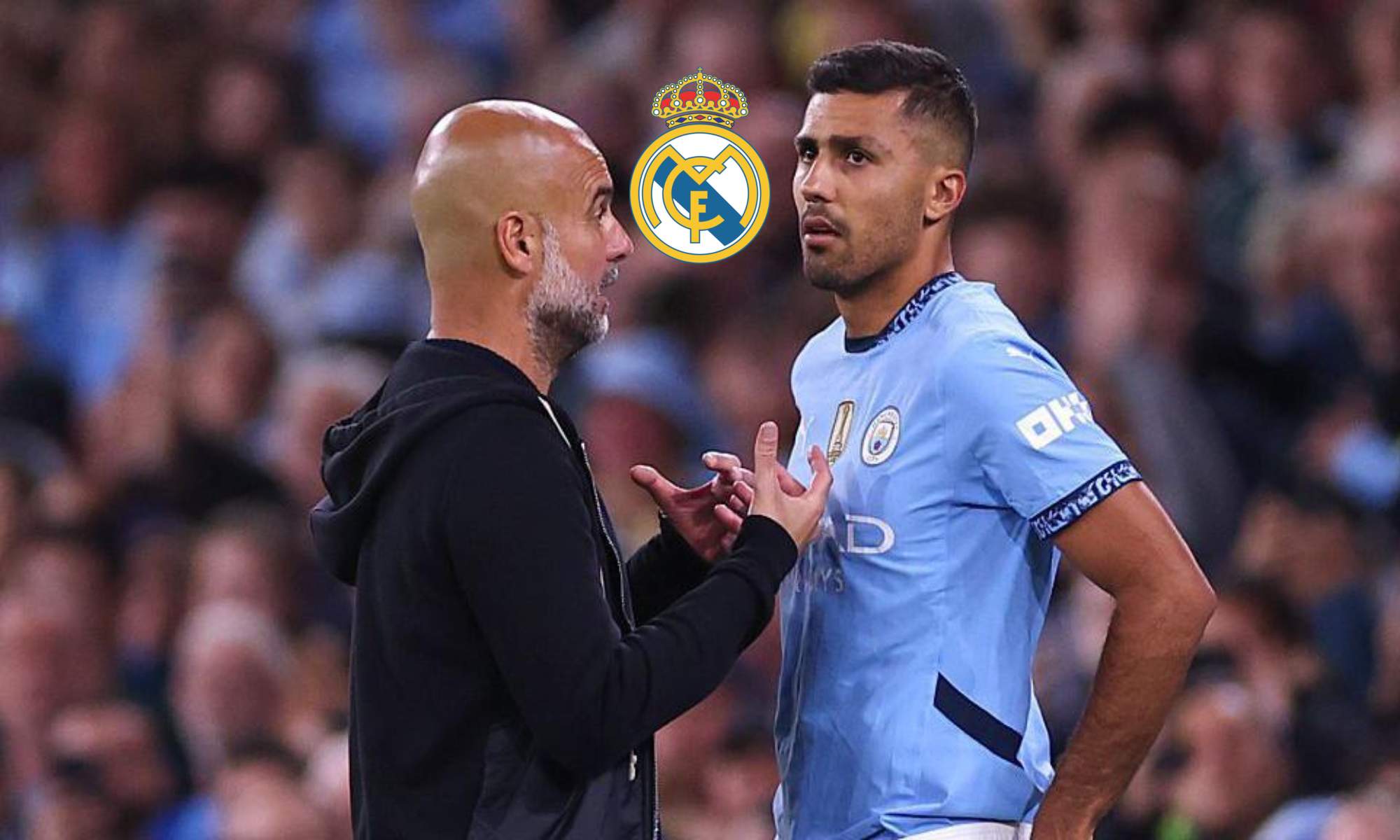 Guardiola pone una condición para que Rodri se marche al Real Madrid