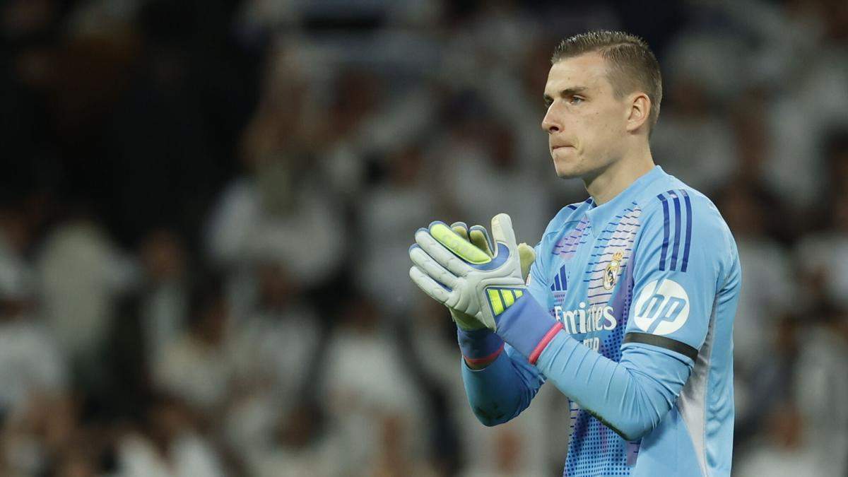 Lunin con el Real Madrid Lunin con el Real Madrid