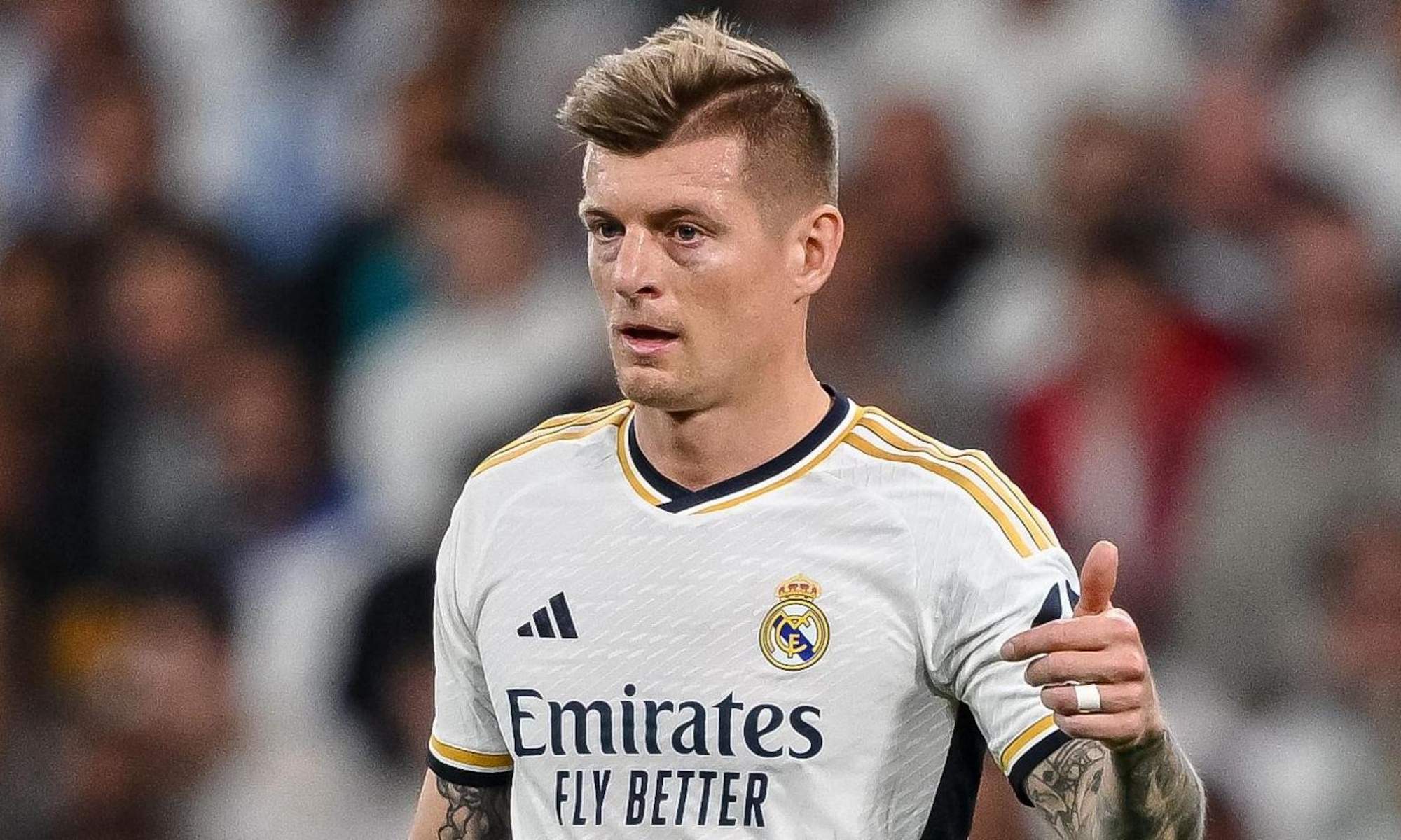 Toni Kroos con el Real Madrid
