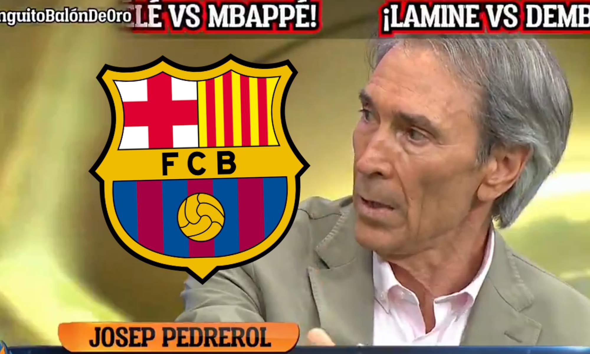 Lobo Carrasco y escudo del Barça