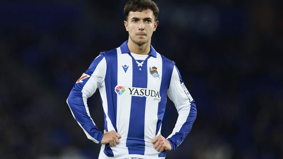 Martín Zubimendi esta temporada con la Real Sociedad Martín Zubimendi esta temporada con la Real Sociedad