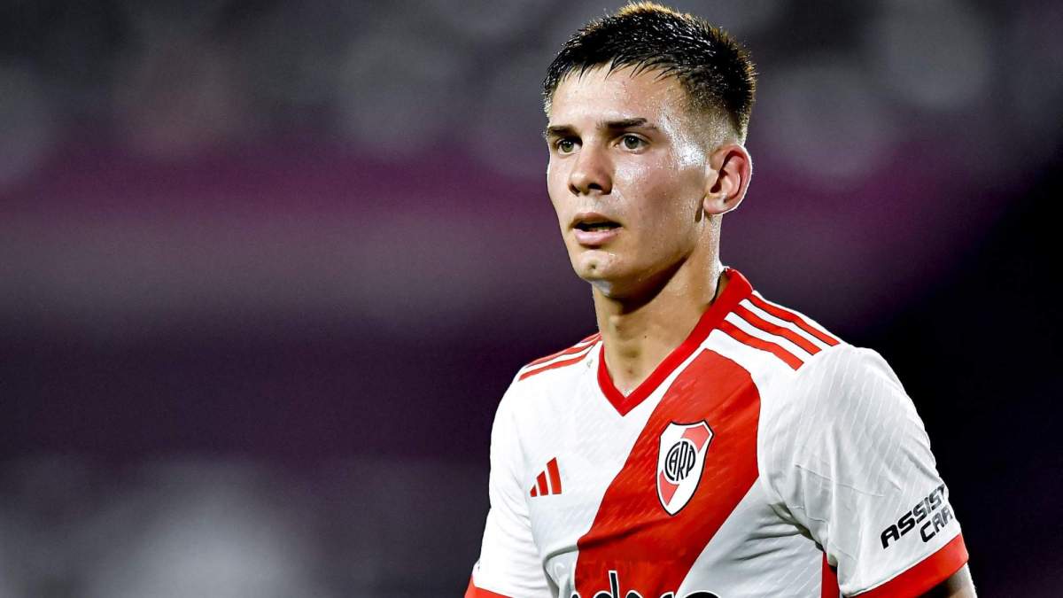 Franco mastantuono con River Franco mastantuono con River