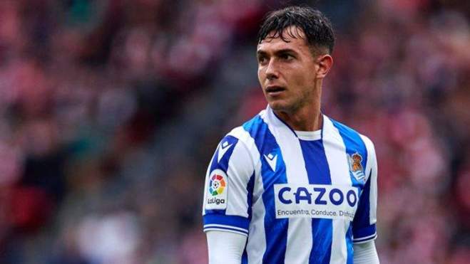 Zubimendi con la Real Sociedad Zubimendi con la Real Sociedad