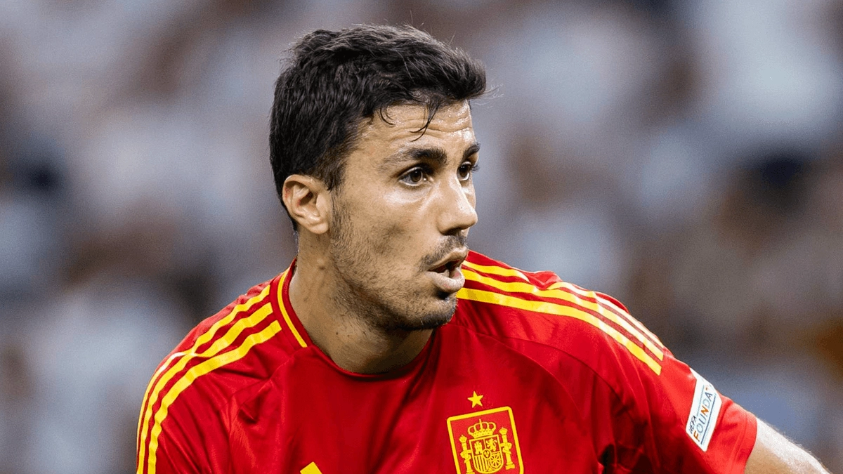 Rodri con la Selección de España