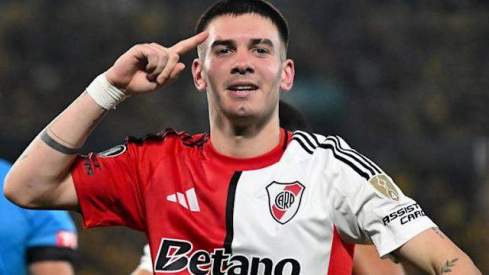 Franco Mastantuono con River Plate esta temporada Franco Mastantuono con River Plate esta temporada