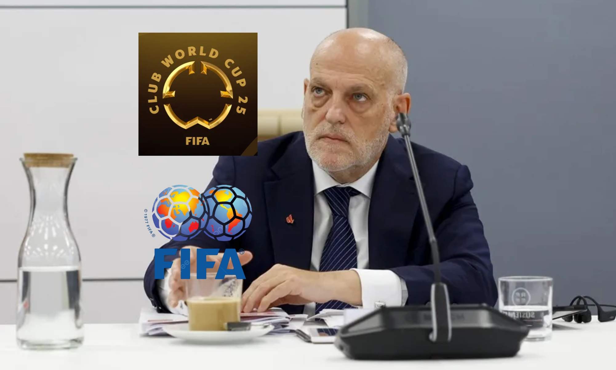 Tebas amenaza a la FIFA por el Mundial de Clubes