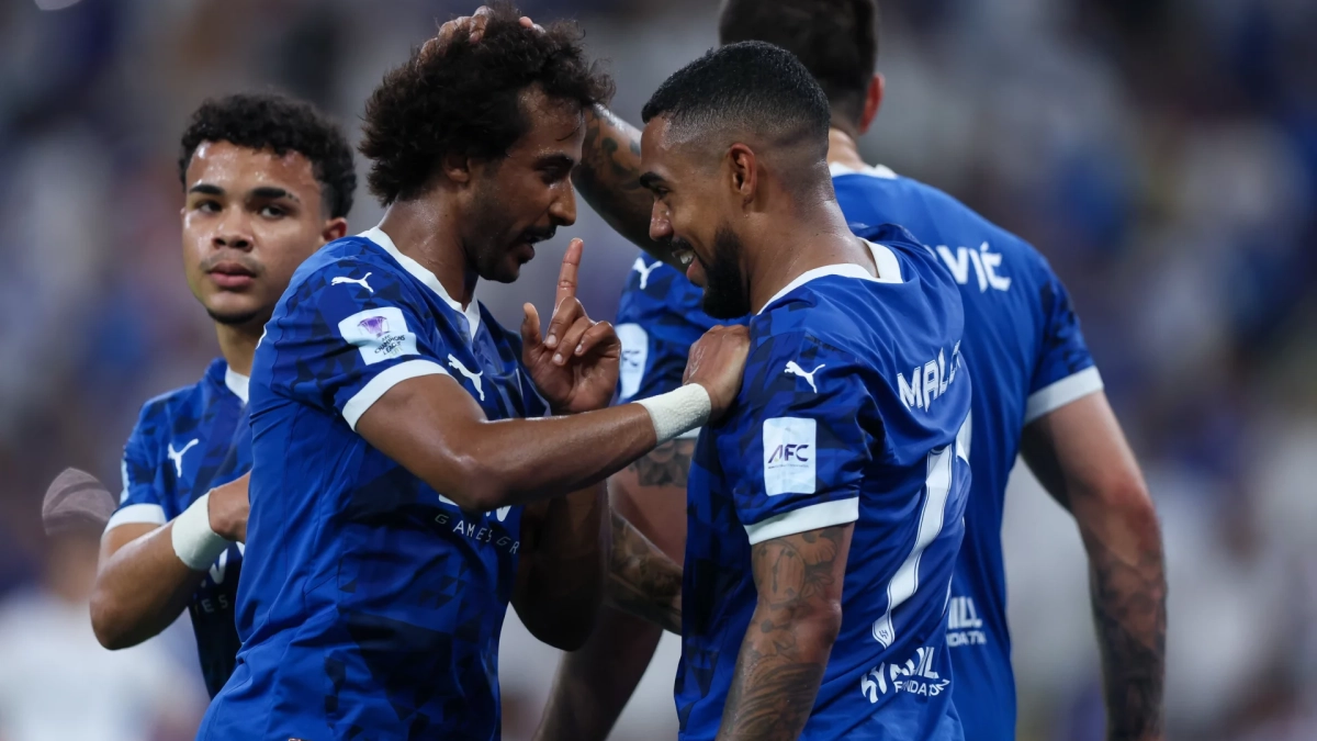 Jugadores del Al Hilal en un partido
