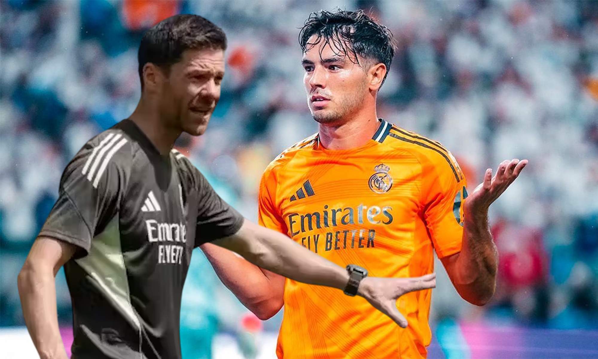 Brahim Díaz y Xabi Alonso