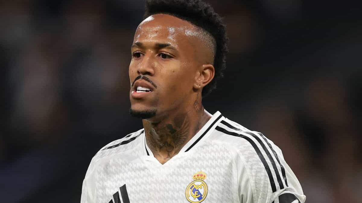 Militao con el Real Madrid la temporada pasada Militao con el Real Madrid la temporada pasada