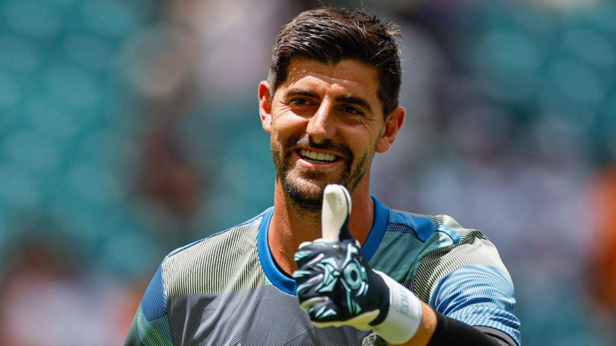 Courtois con el Real Madrid Courtois con el Real Madrid