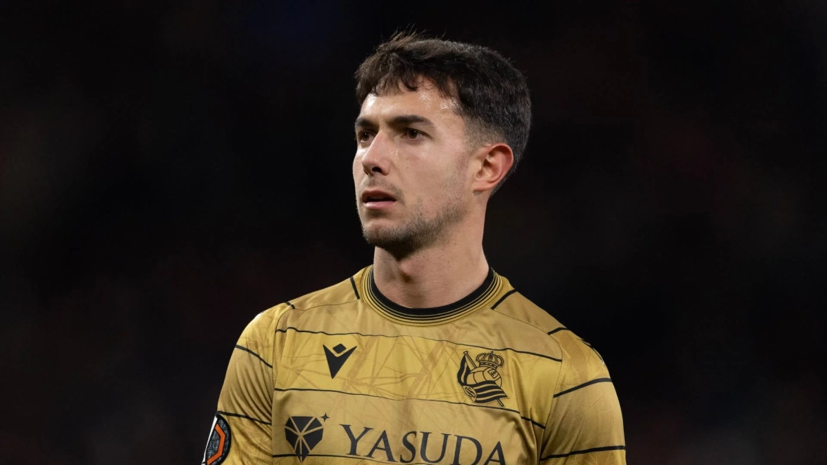 Martín Zubimendi esta temporada en la Real Sociedad