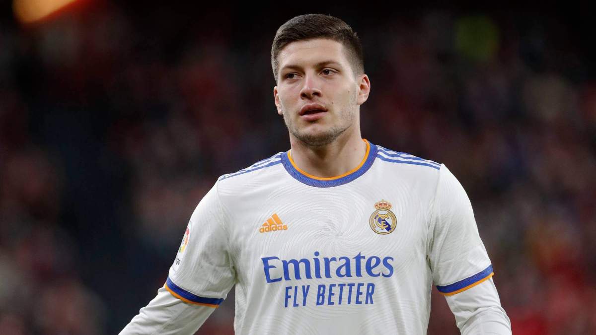 Jovic con el Real Madrid Jovic con el Real Madrid