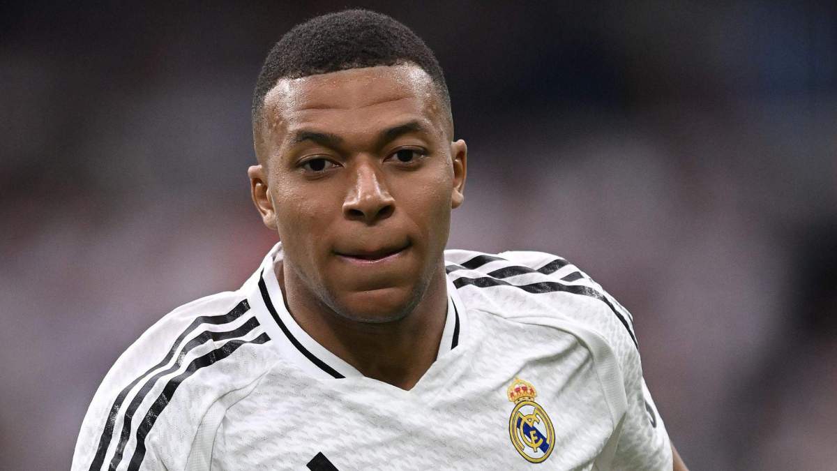 Mbappé con el Real Madrid esta temporada