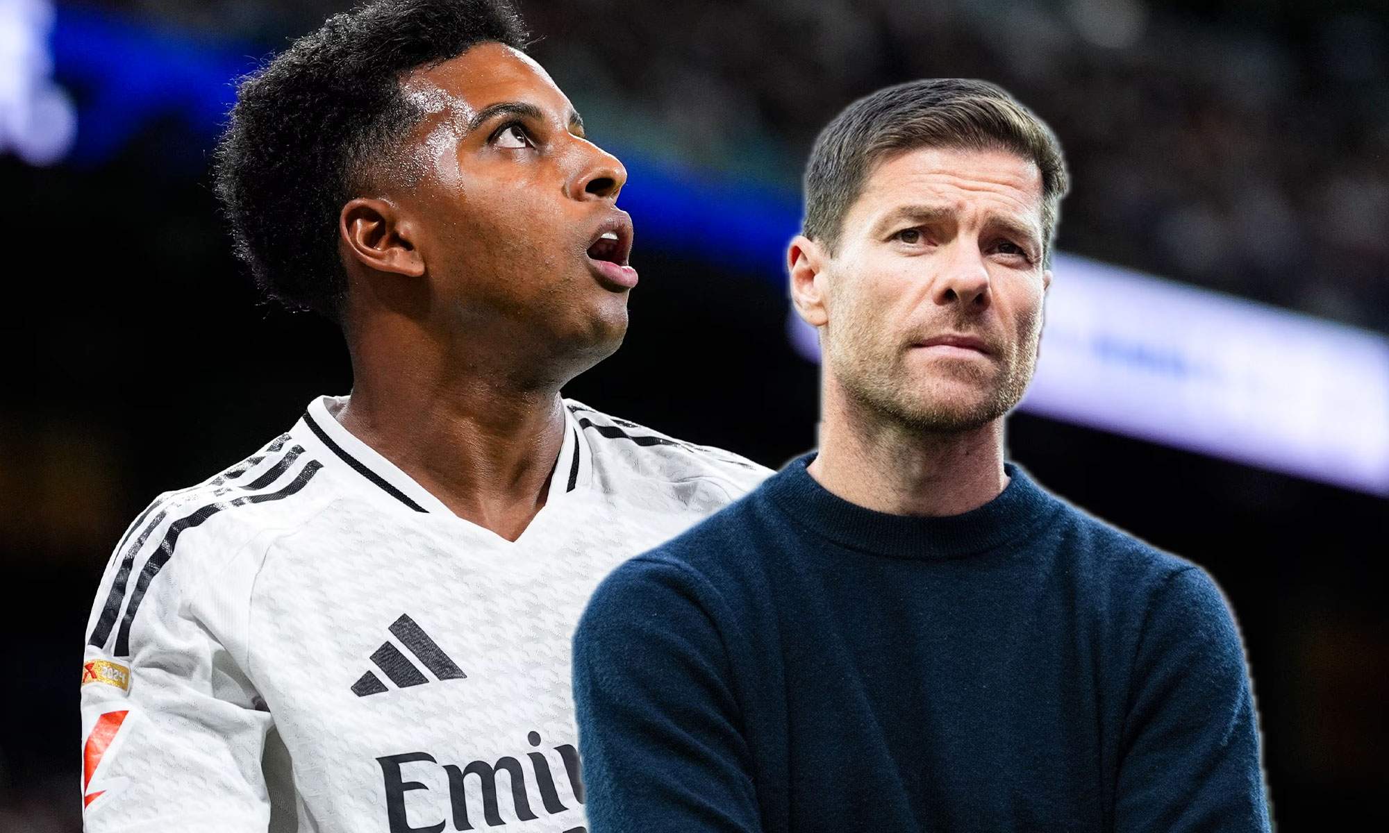 Xabi Alonso y Rodrygo