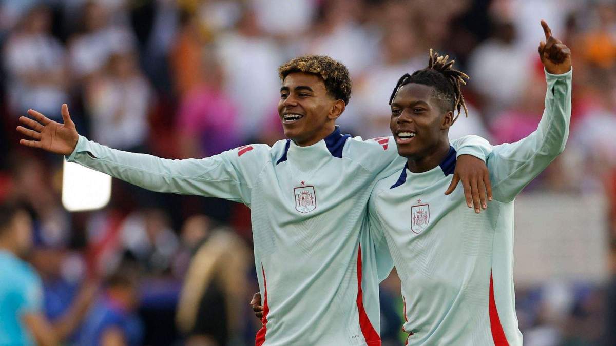 Lamine Yamal y Nico Williams Lamine Yamal y Nico Williams