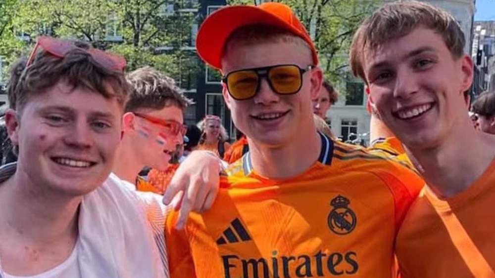 Kees Smit con la camiseta del Real Madrid Kees Smit con la camiseta del Real Madrid