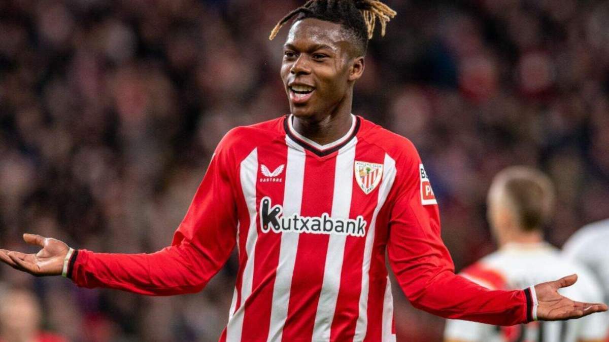 Nico Williams con el Athletic Bilbao Nico Williams con el Athletic Bilbao